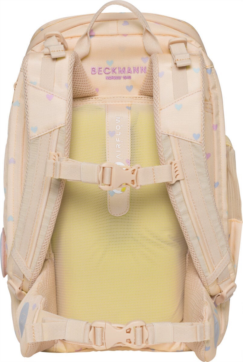 Skolesekk 1.kl Yellow Hearts Active Air FLX