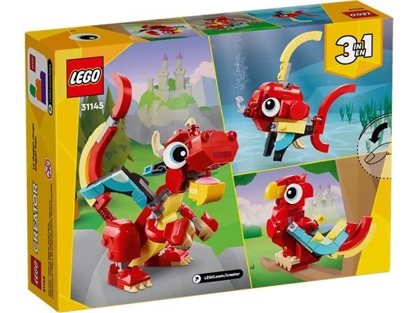 Lego Rød drage 31145