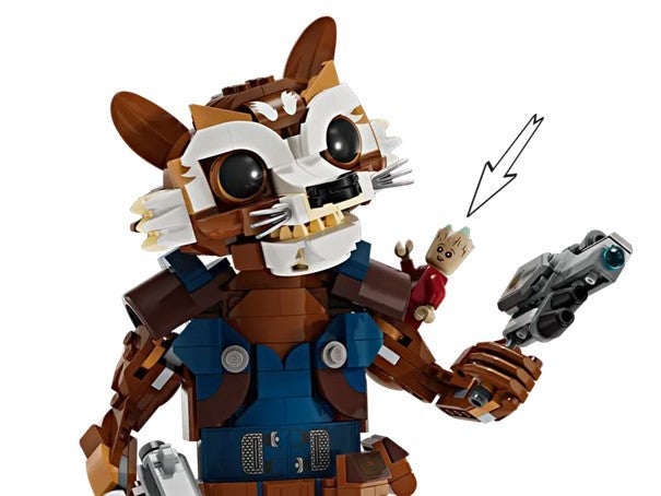 Lego Rocket og Groot som liten 76282