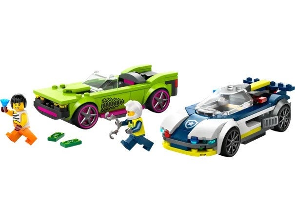 Lego Politibil på muskelbil-jakt 60415
