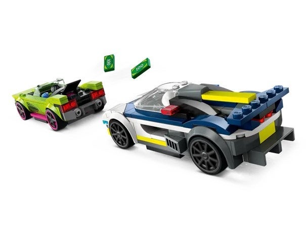Lego Politibil på muskelbil-jakt 60415