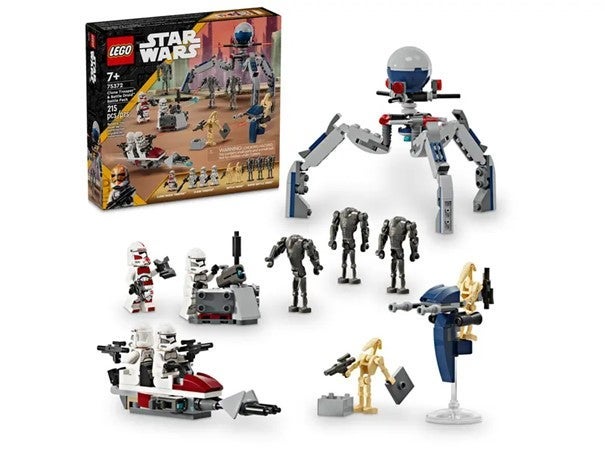 Lego Stridspakke m/klonesoldat og kampdroide 75372