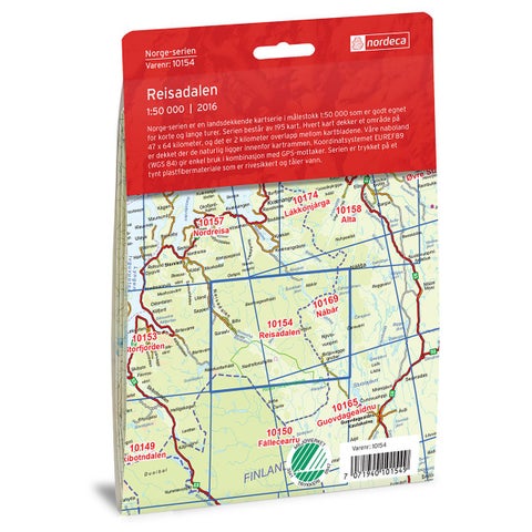 Reisadalen - Veikart