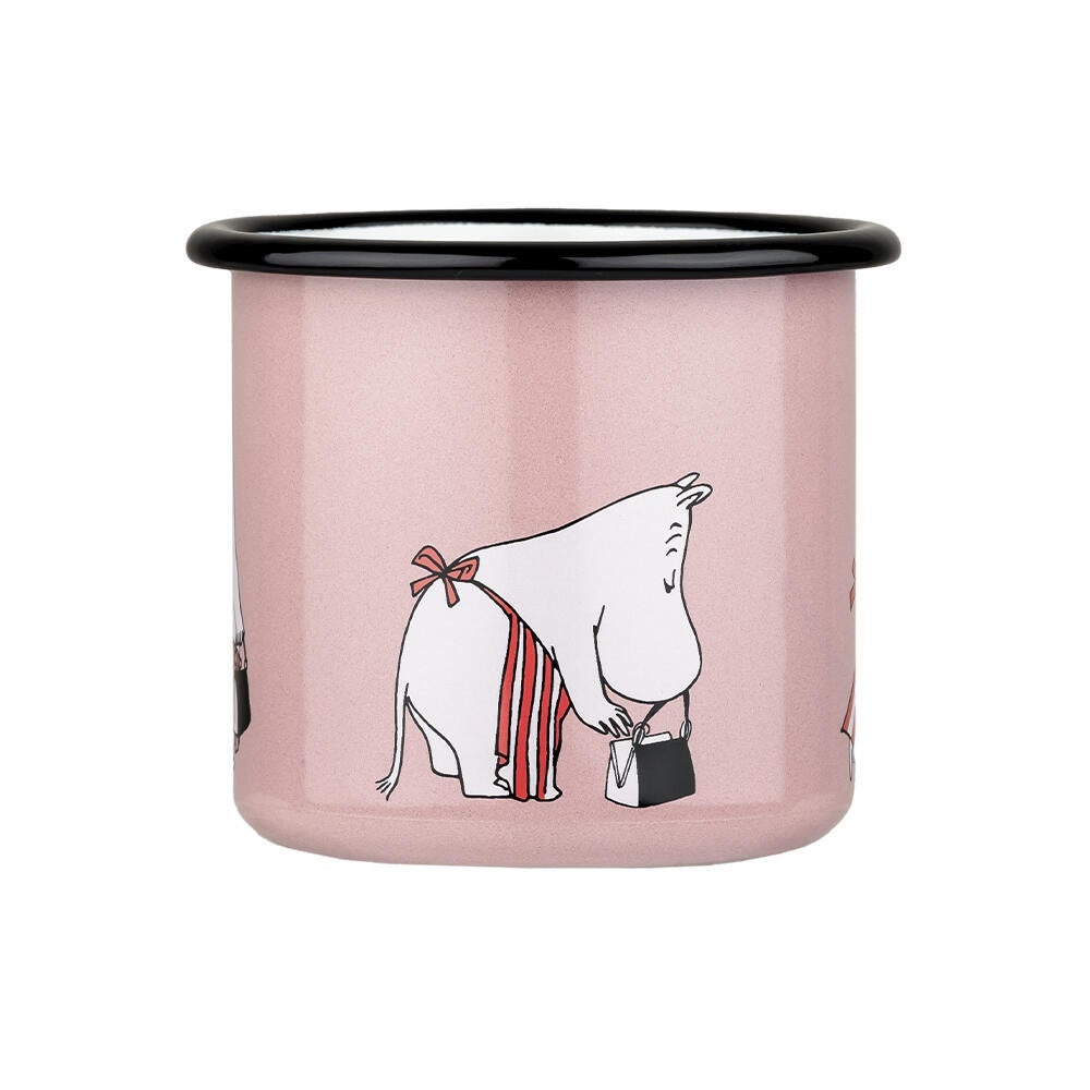 Mummikopp Emalje Mummimamma 3,7dl Rosa