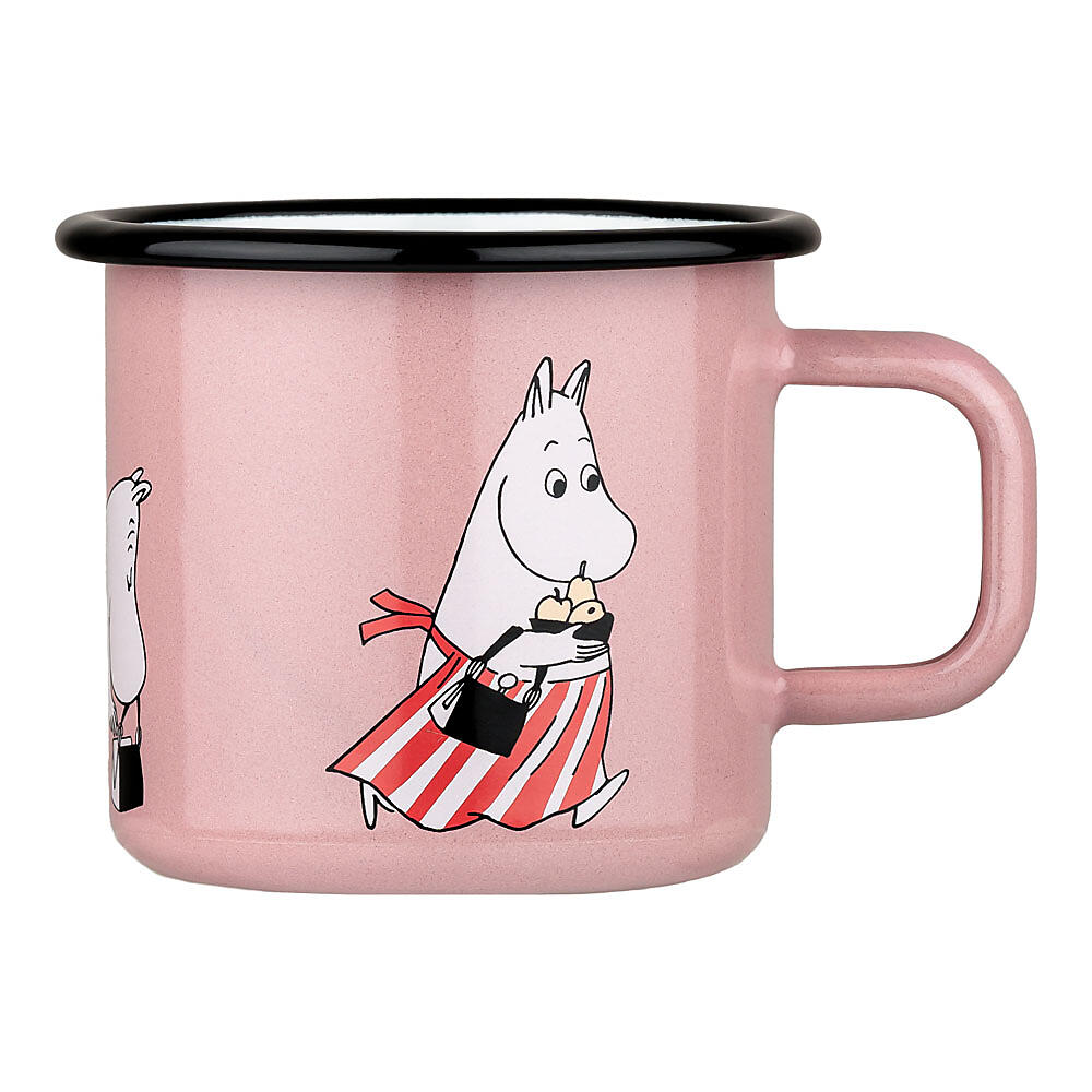 Mummikopp Emalje Mummimamma 3,7dl Rosa