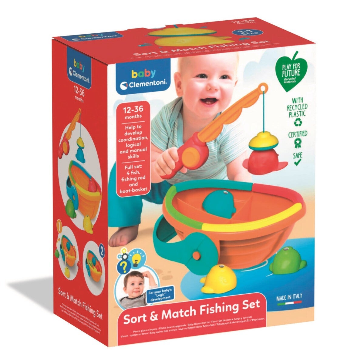 Baby Regnbue Fiskesett