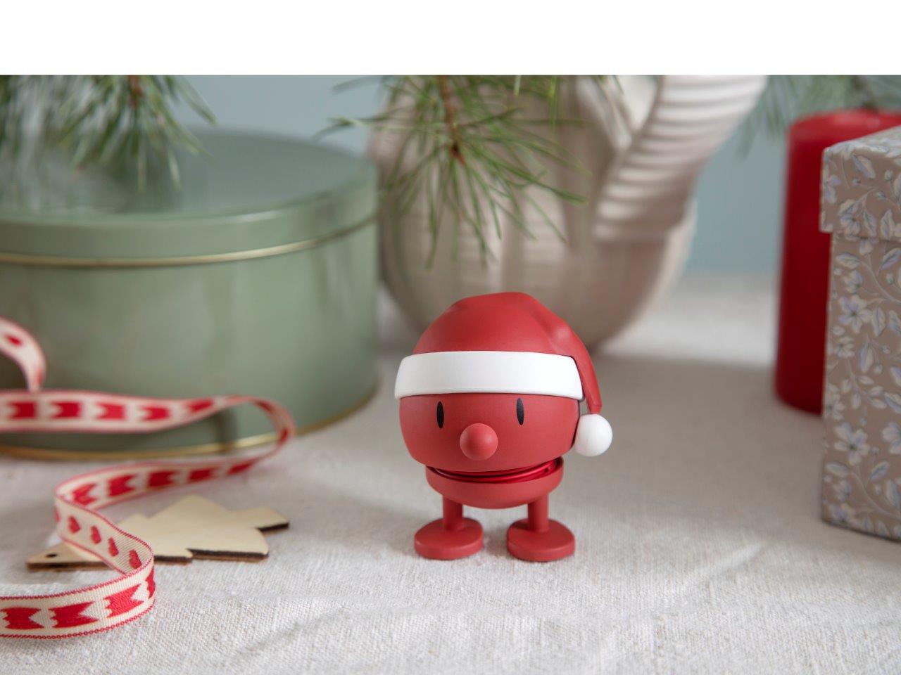 Hoptimist Soft Santa Bumble liten red