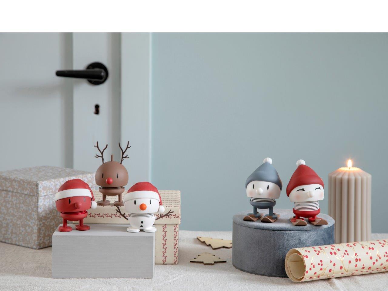 Hoptimist Soft Santa Bumble liten red
