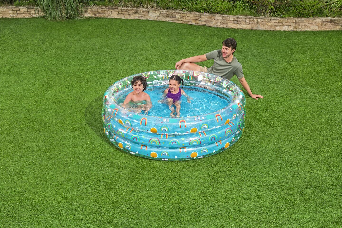 Basseng Rainbow Splash 170X53Cm