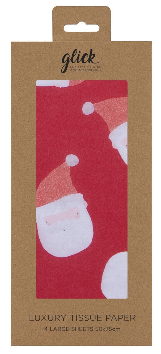 Silkepapir Santa Face