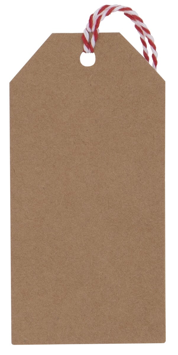 Gavemerkelapper 6pk Kraft
