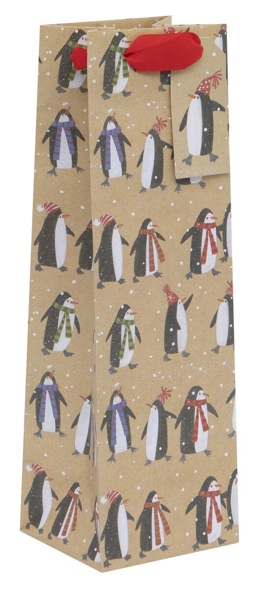 Gavepose Flaske Kraft Party Penguins