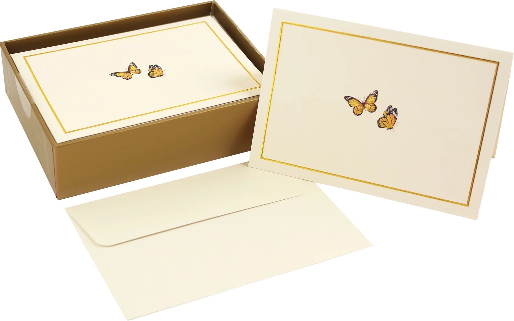 Kortpakke Butterflies 14 kort 15 konv