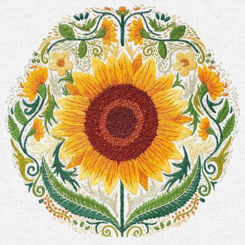Kortpakke Embroidery Emillie Ferris 20pk