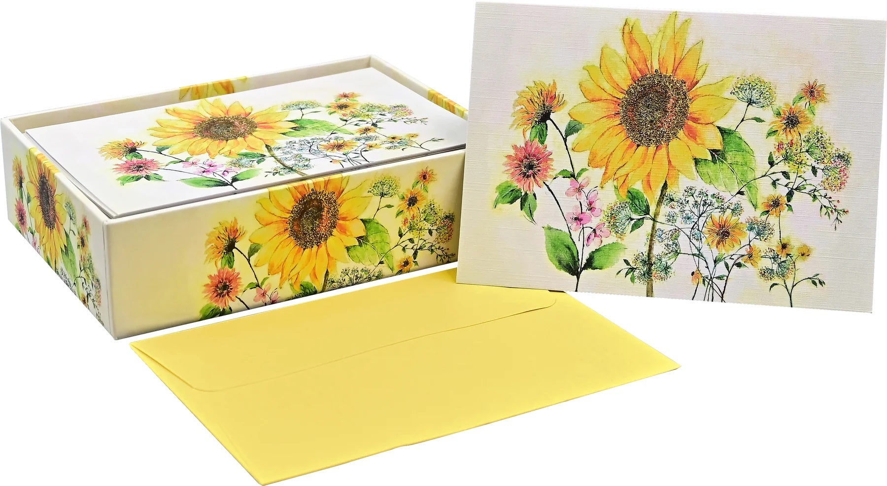 Kortpakke Sunflower 14 kort 15 konv