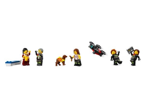 Lego Brannstasjon med brannbil 60414