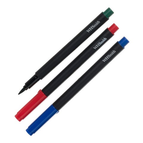 Tusjpenner m/penselspiss 12pk