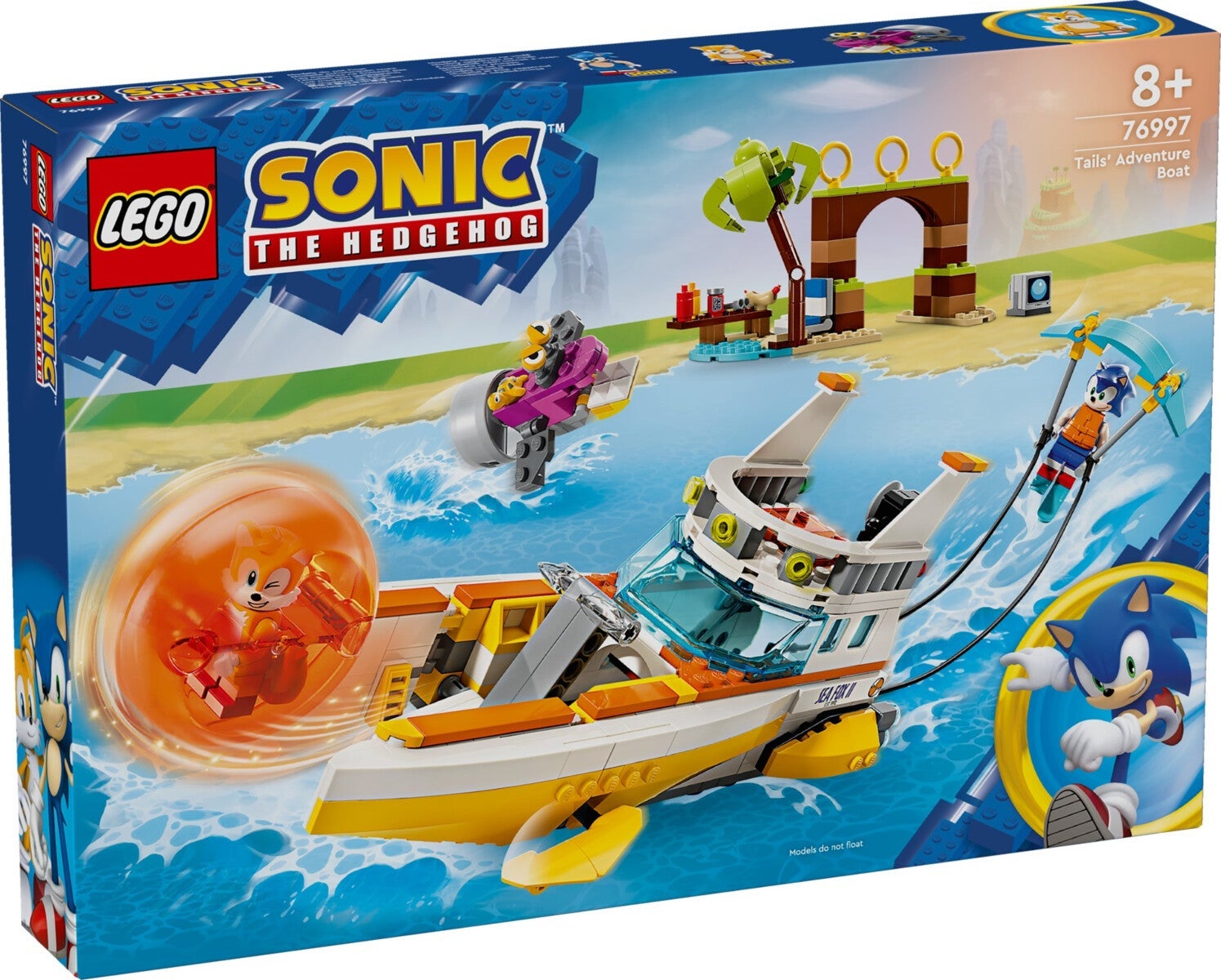 Lego Tails' båteventyr 76997