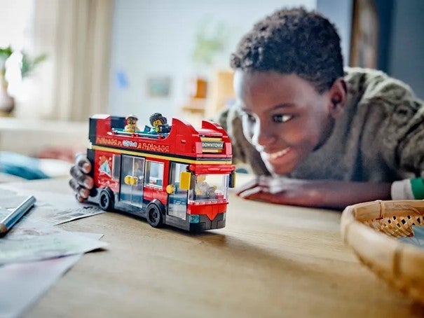 Lego Rød dobbeltdekker-turistbuss 60407