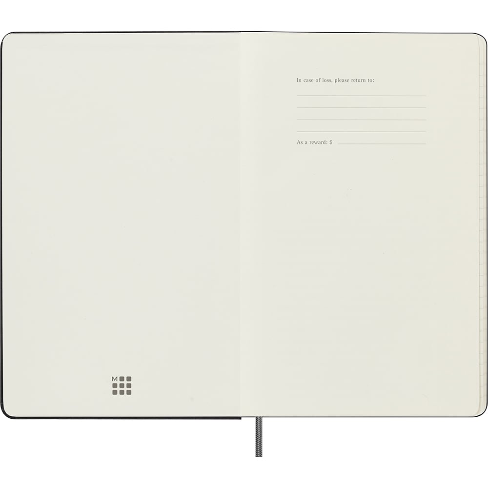 Moleskine Kalender u/dato Uke Hard Large Sort
