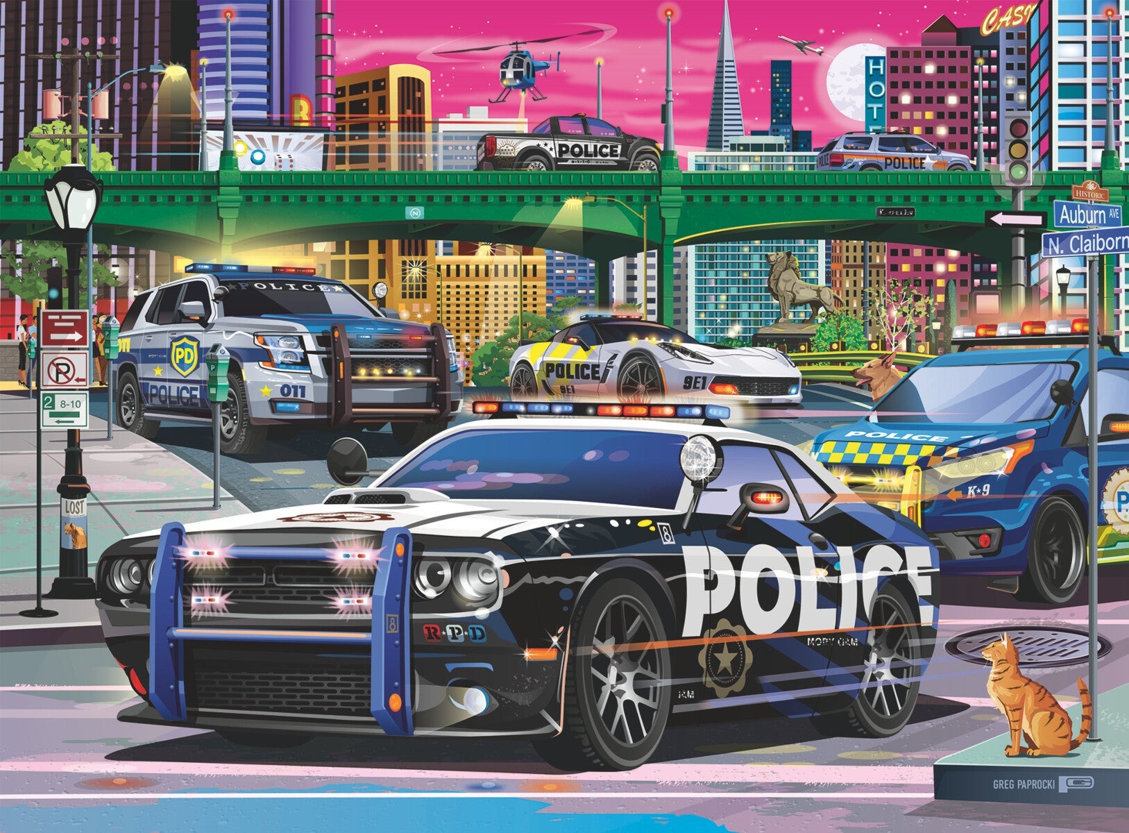 Puslespill 150 Politi På Patrulje Ravensburger