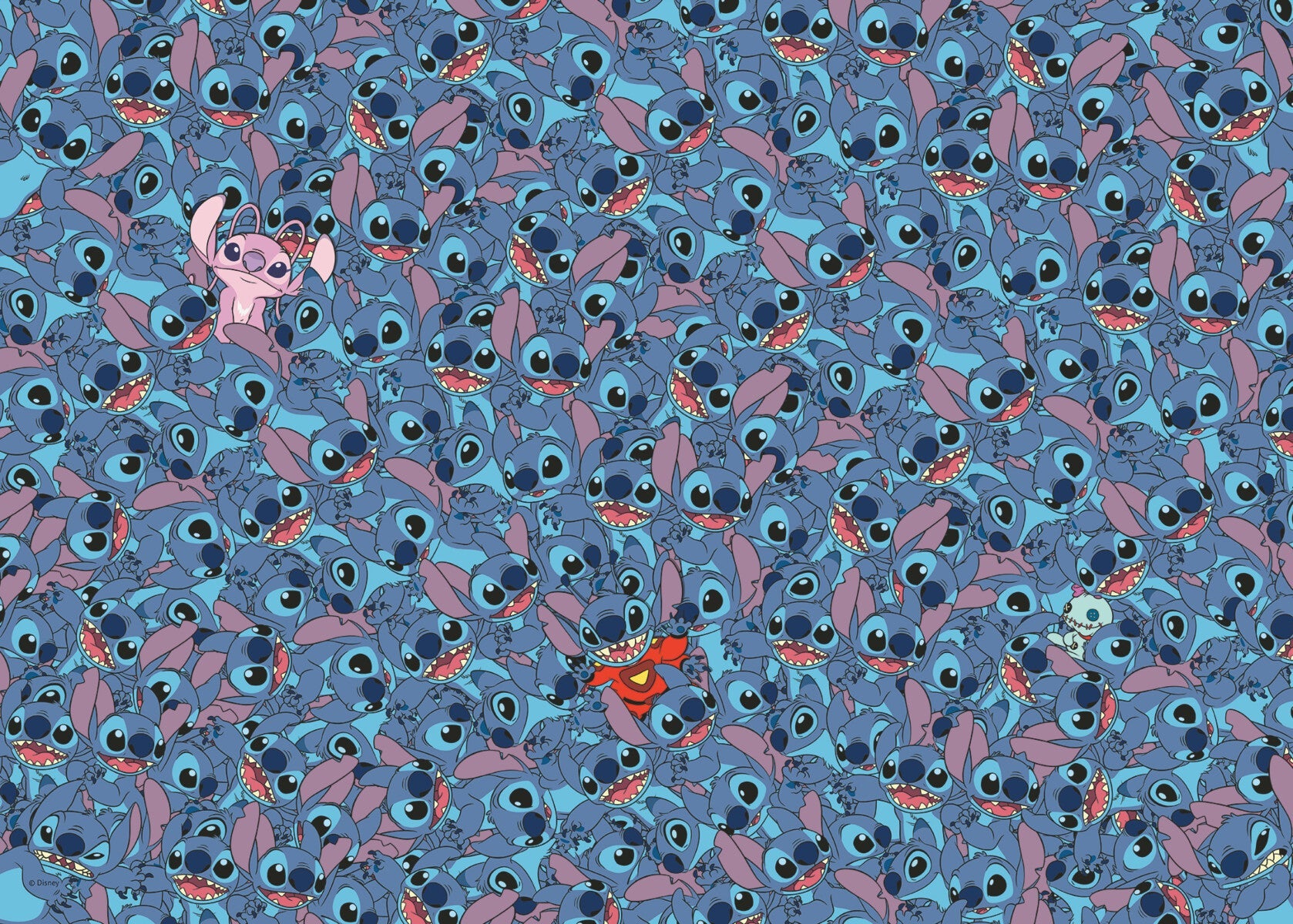 Puslespill 1000 Disney Stitch Chal Raven