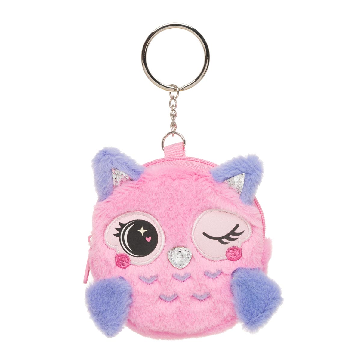 Nøkkelring Fluffy Ugle Mini