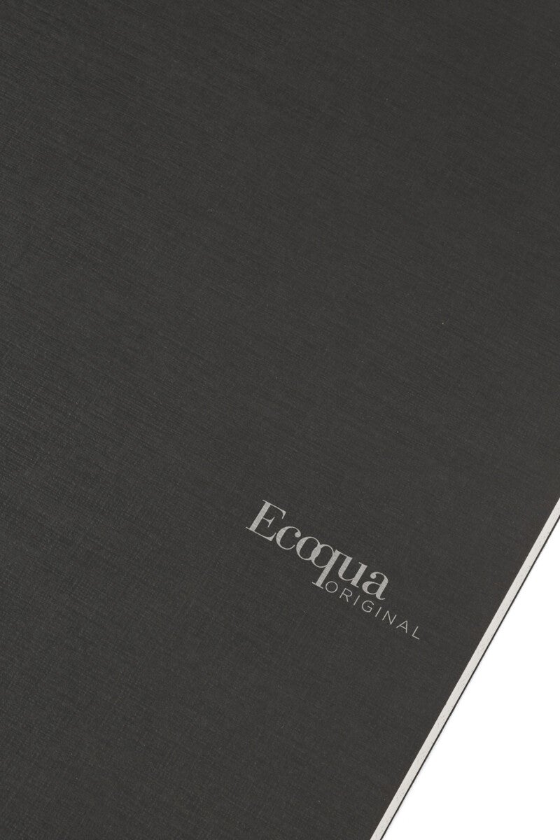 Notatbok EcoQua Original Stiftet A4 Blank Sort