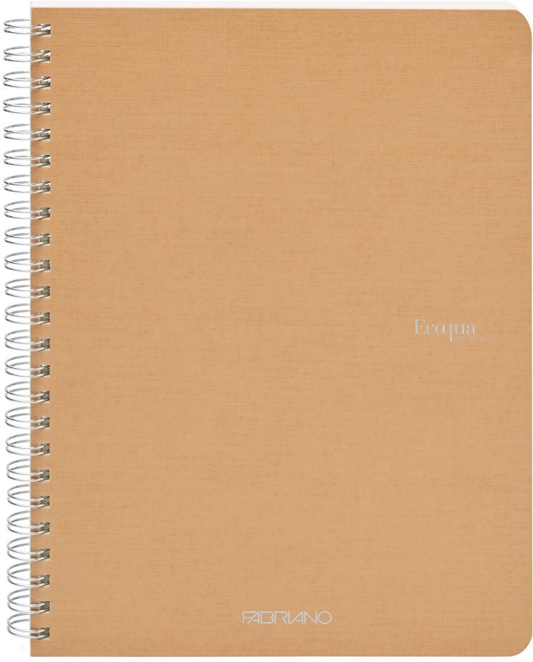 Notatbok EcoQua Original Stiftet A5 Linjert Brun