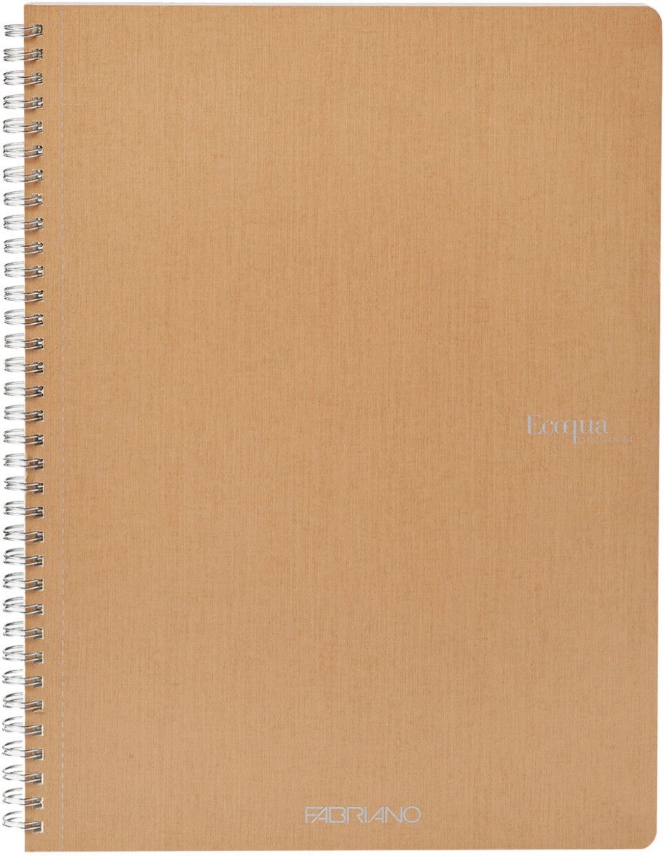 Notatbok EcoQua Original Spiral A4 Linjert Brun
