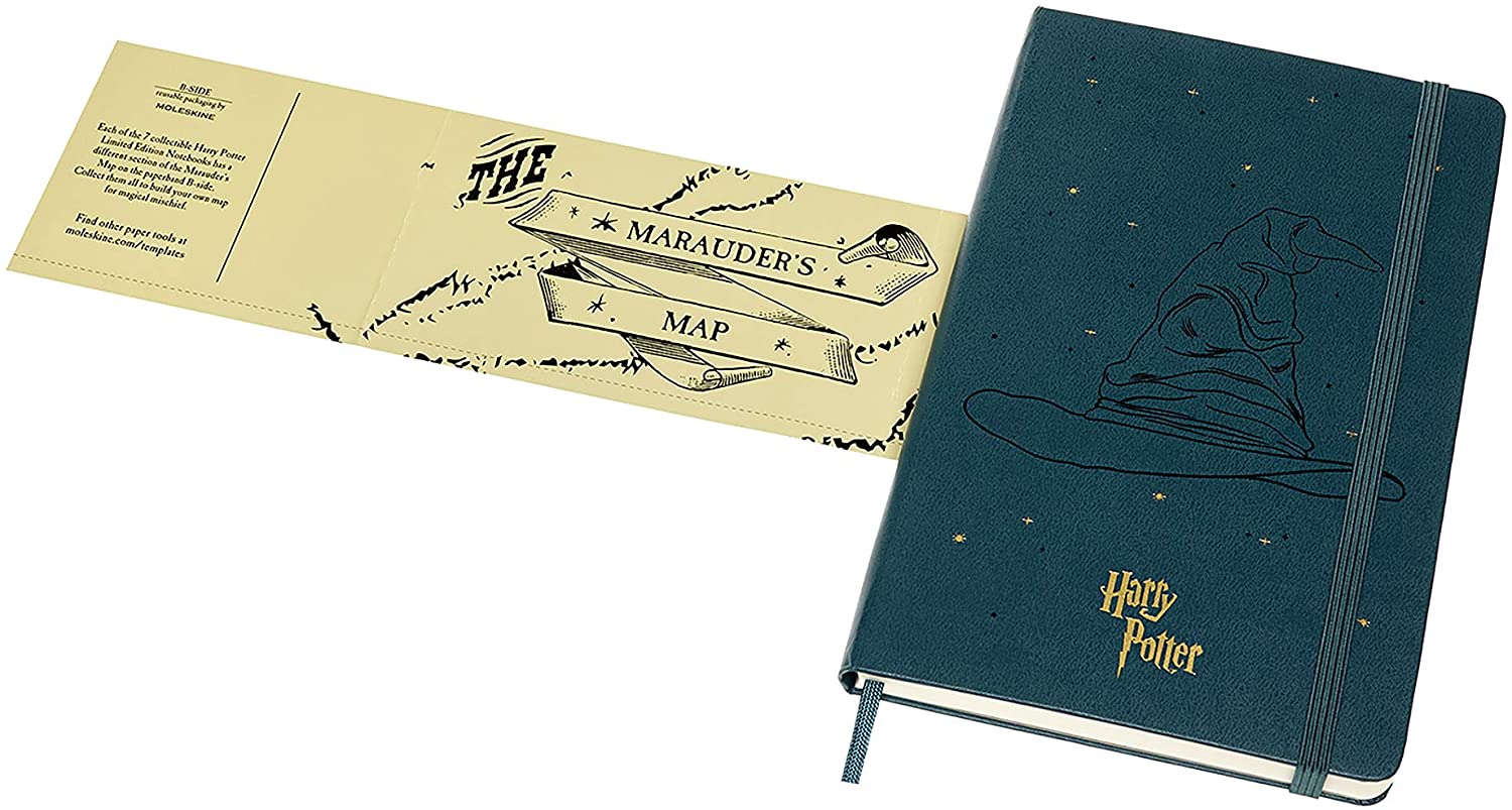 Notatbok Moleskine LE Hard L - Linjert Harry Potte