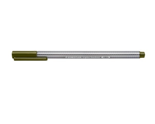 Fineliner Staedtler Triplus 0,3mm oliven
