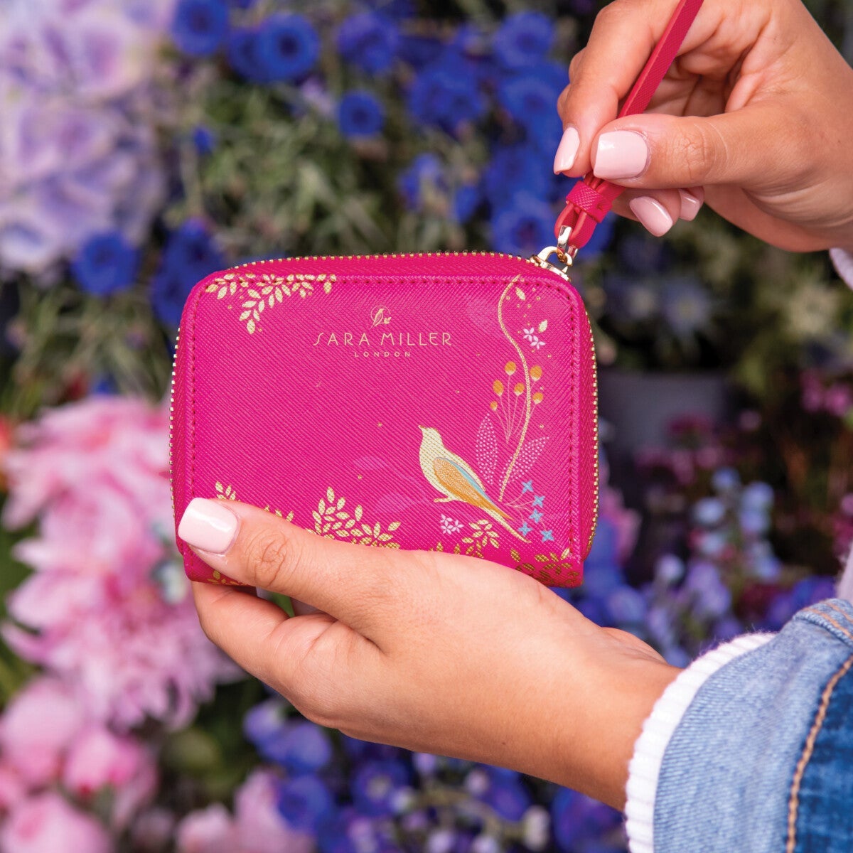 Lommebok Sara Miller Chelsea Pink S