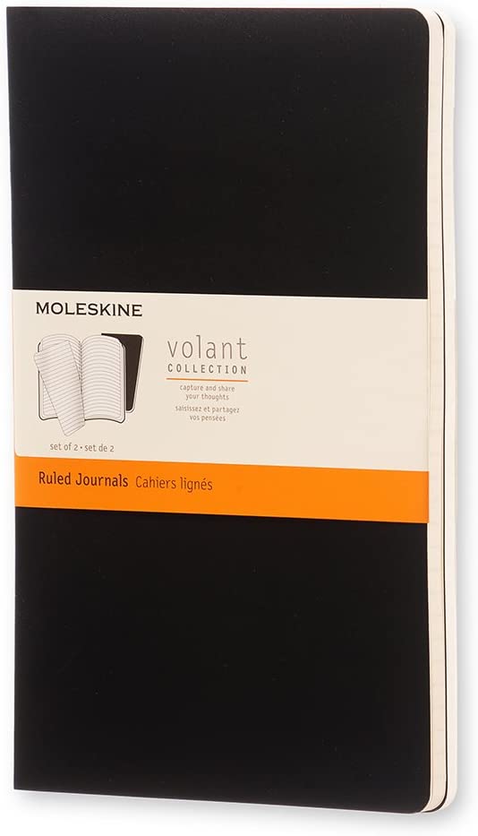 Moleskine Volant Lnjert Sort L (2)