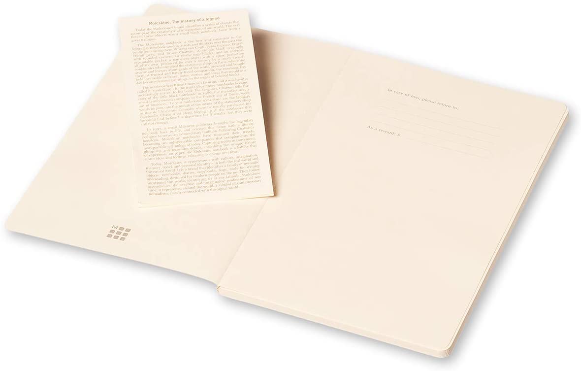 Moleskine Volant Lnjert Sort L (2)
