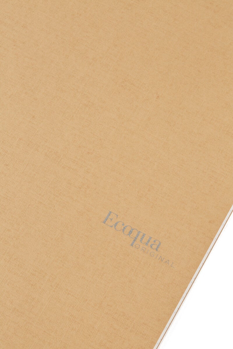 Notatbok EcoQua Original Stiftet A4 Linjert Brun