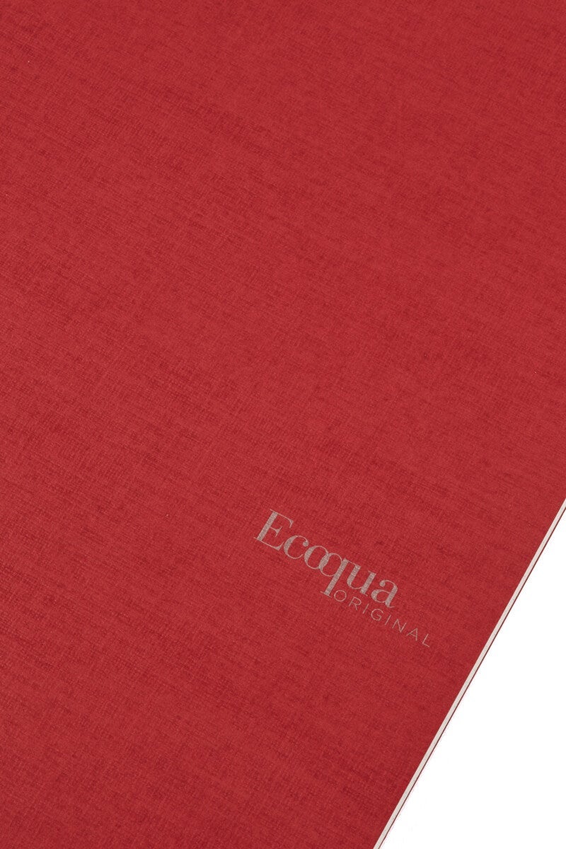 Notatbok EcoQua Original Stiftet A4 Linjert Cherry