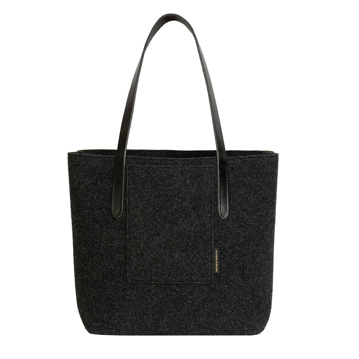 Handlenett P.A.P. Ull Transparent Black