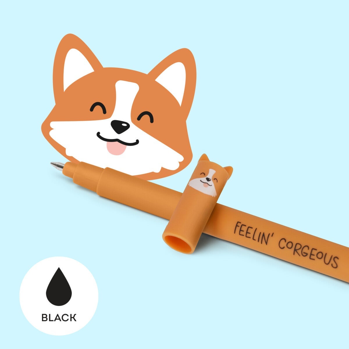 Gelepenn Legami Viskbar Corgi Sort