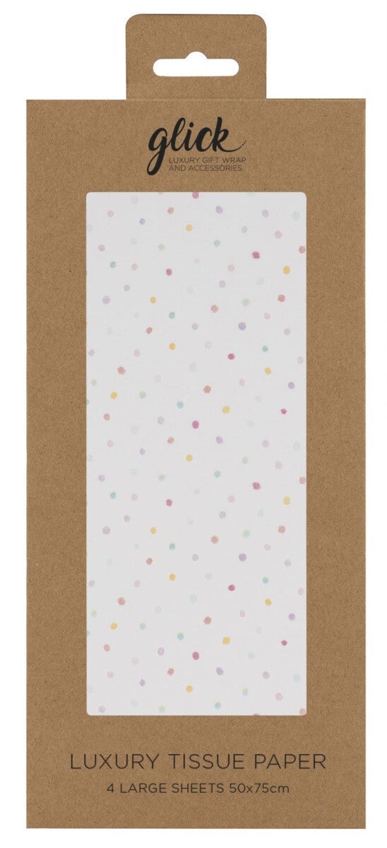 Silkepapir Dotty