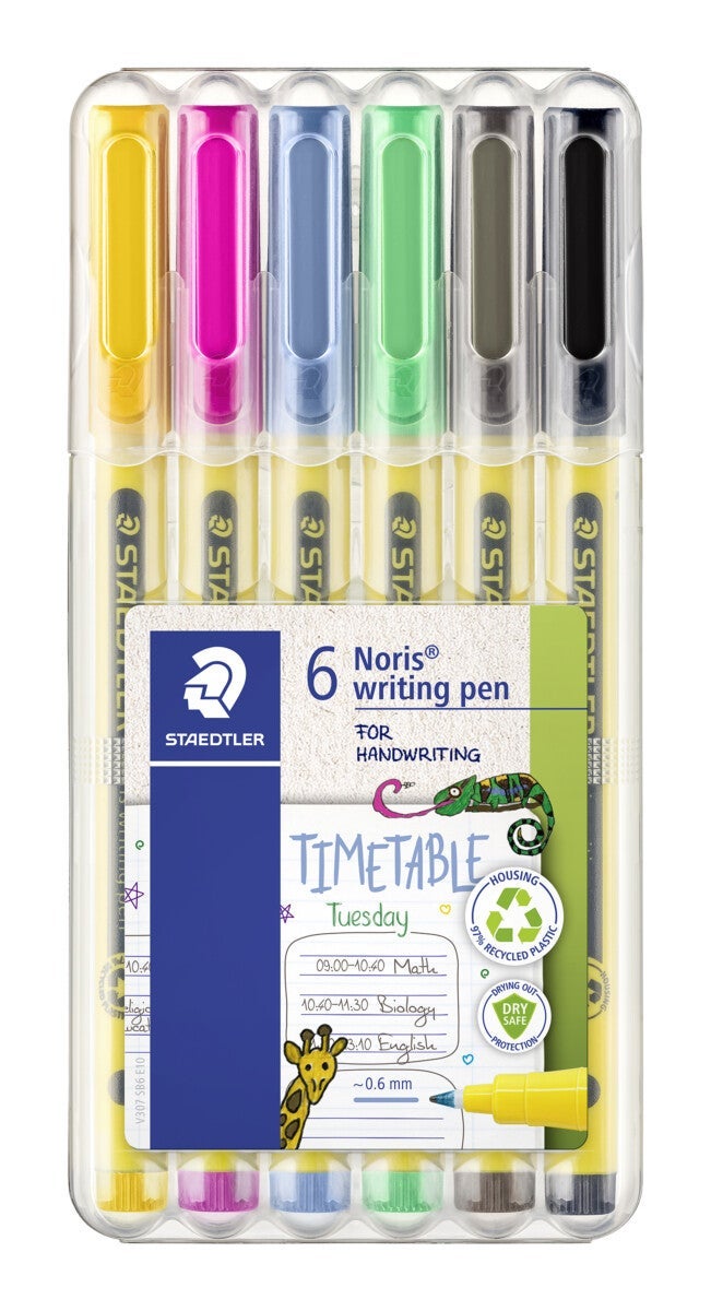 Fineliner Staedtler Noris 0,6 mm ass (6)