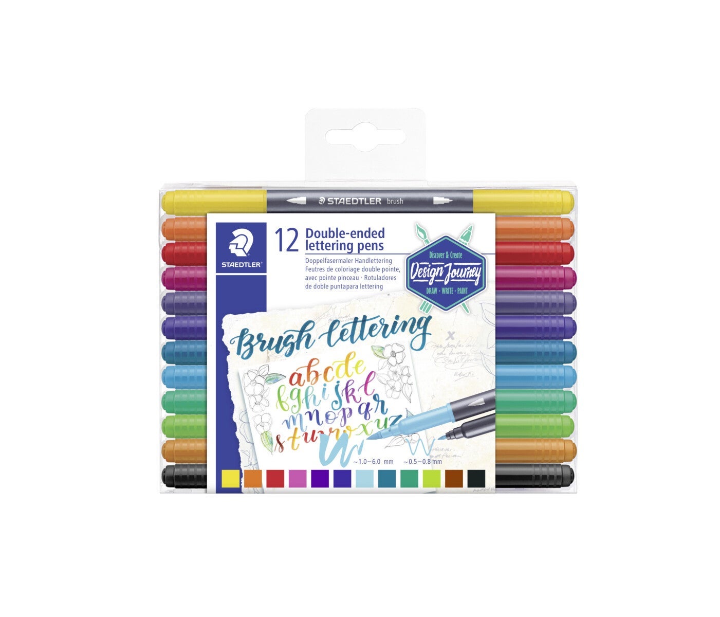 Tusj Staedtler DJ Duo brush (12)