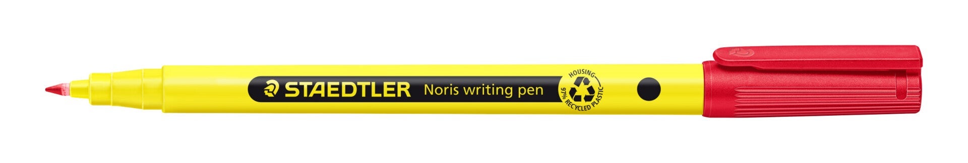 Fiberpenn Staedtler Noris 0,6mm rød