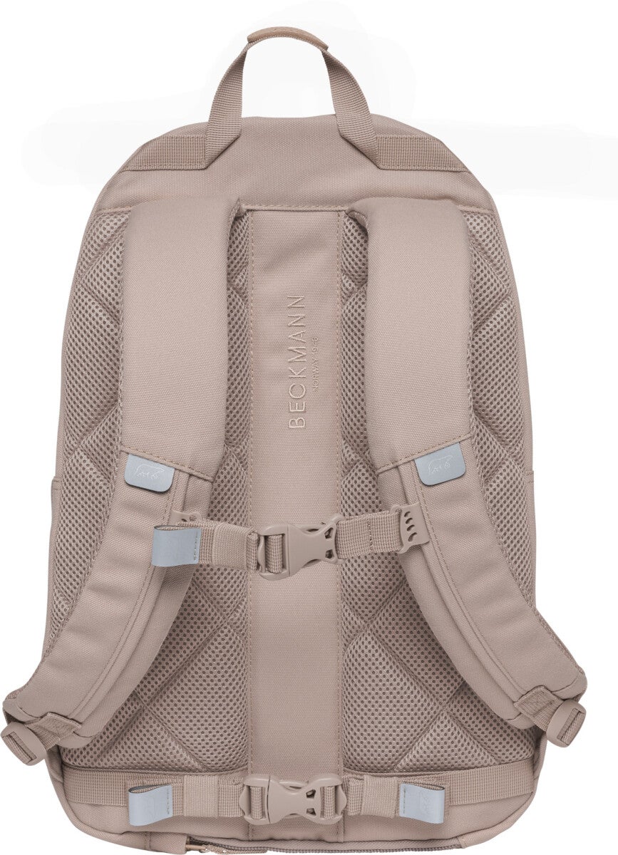 Skolesekk 2-7.kl Beige Urban midi 26L Beckmann