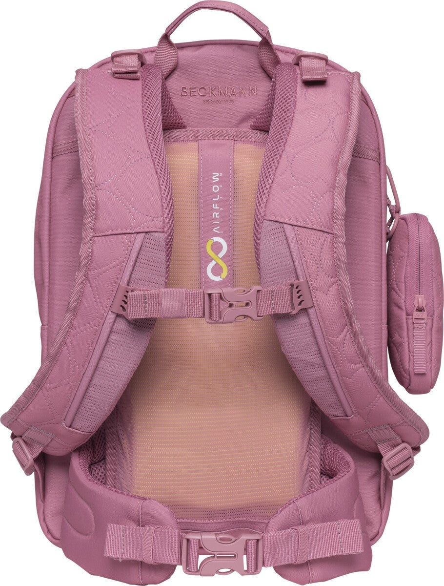 Skolesekk 2-7.kl Padded Hearts Rose Sport Air 30L