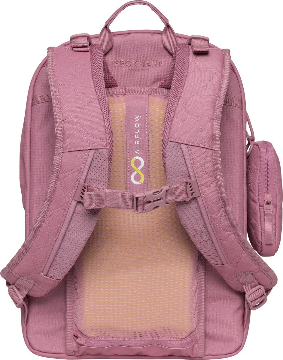 Skolesekk 2-7.kl Padded Hearts Rose Sport Air 30L