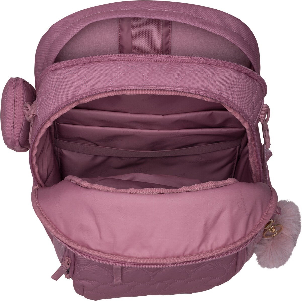 Skolesekk 2-7.kl Padded Hearts Rose Sport Air 30L