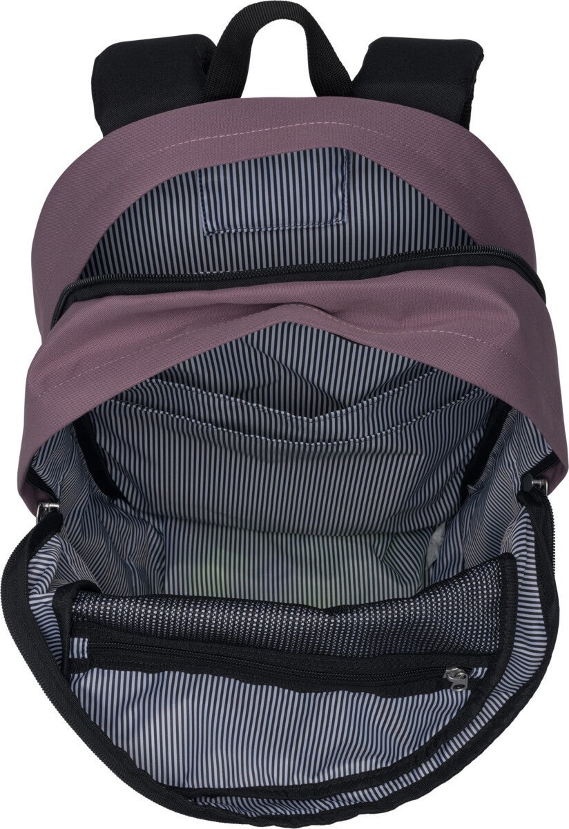 Skolesekk City Pink Colorblock 30L Beckmann
