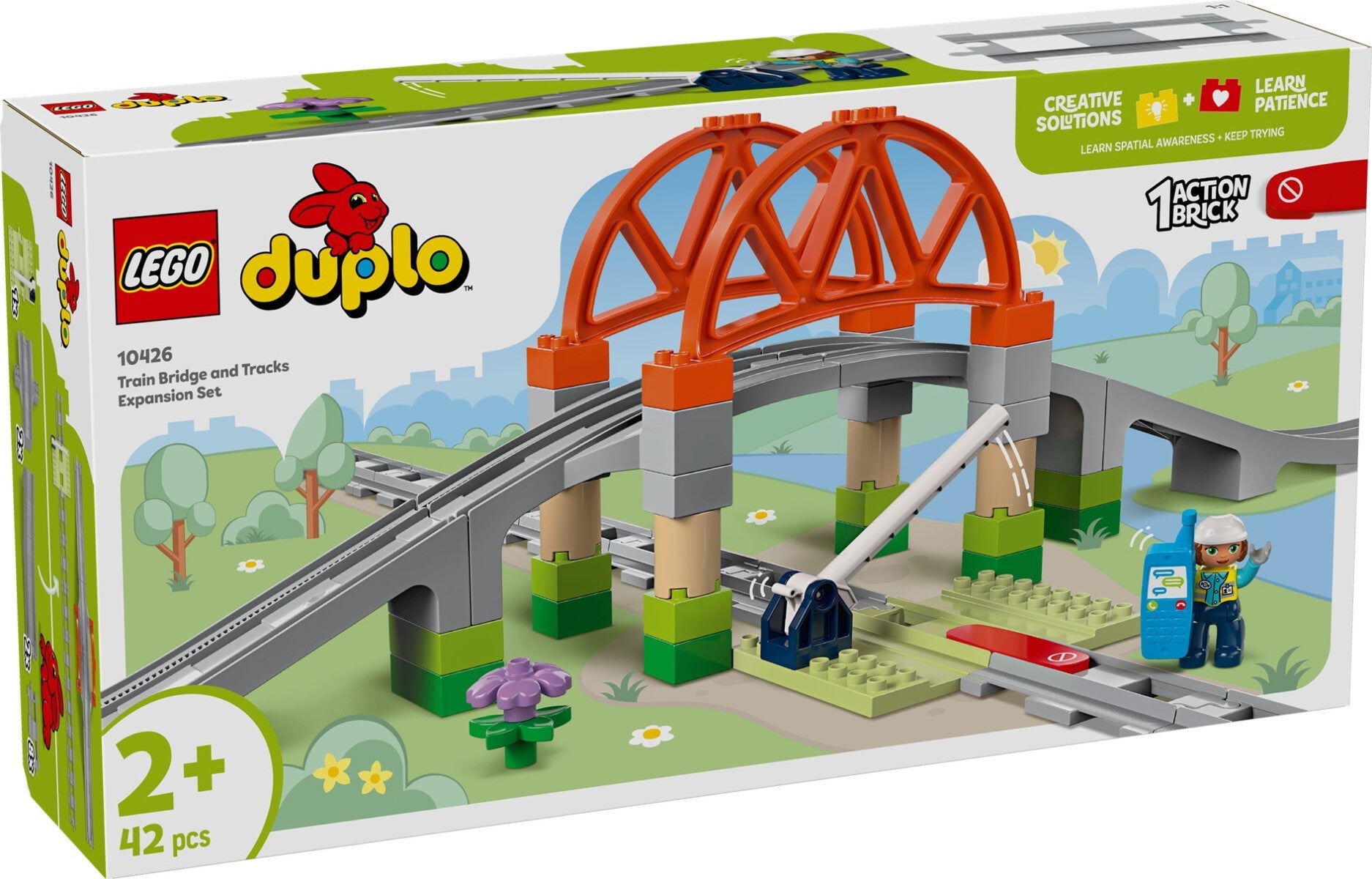 Lego Utvidelsessett m/togbro og skinner 10426