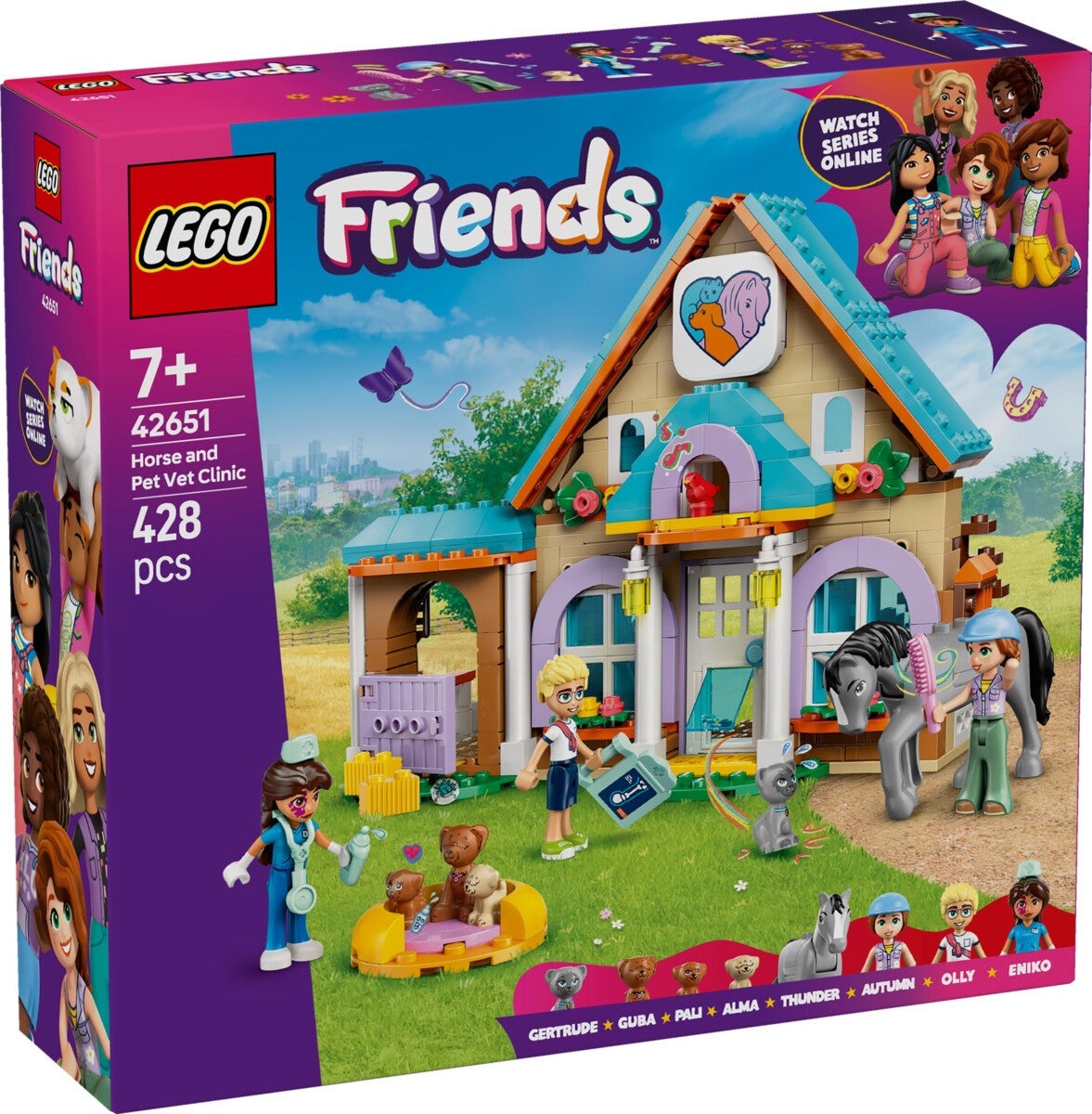 Lego Dyreklinikk med hest og kjæledyr 42651